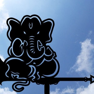 Elephant Metal Weathervane, Weather Vane, home roof decor