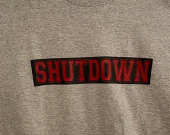 Vintage Shutdown NYHC 718 Brooklyn Hardcore Sxe T Shirt Mid