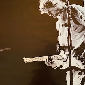 Vintage Nirvana Kurt Cobain Reading Festival Soloing Spotlight Kevin Westenberg photography GB posters England 1993 1994