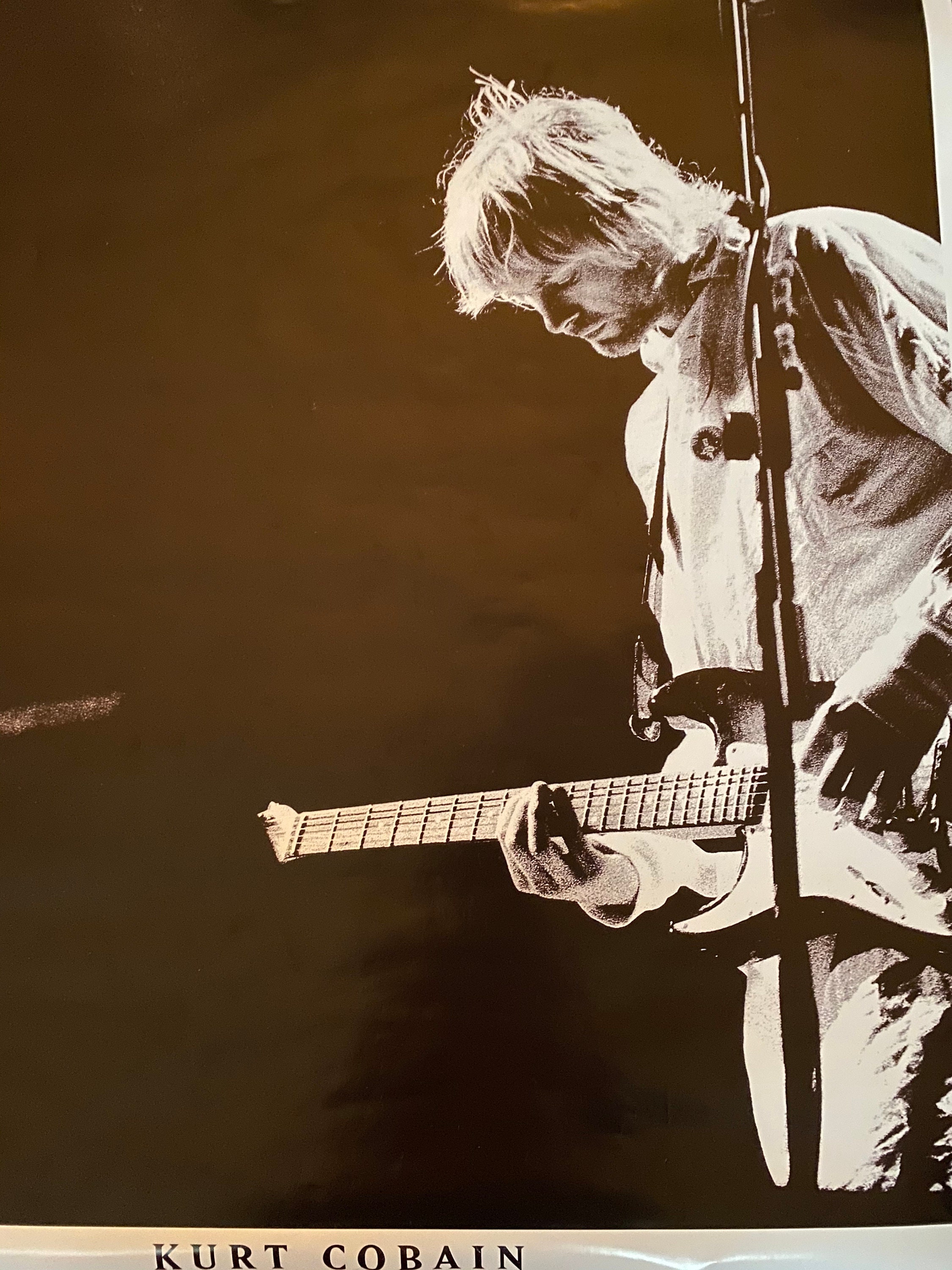 Vintage Nirvana Kurt Cobain Reading Festival Soloing Spotlight - Etsy