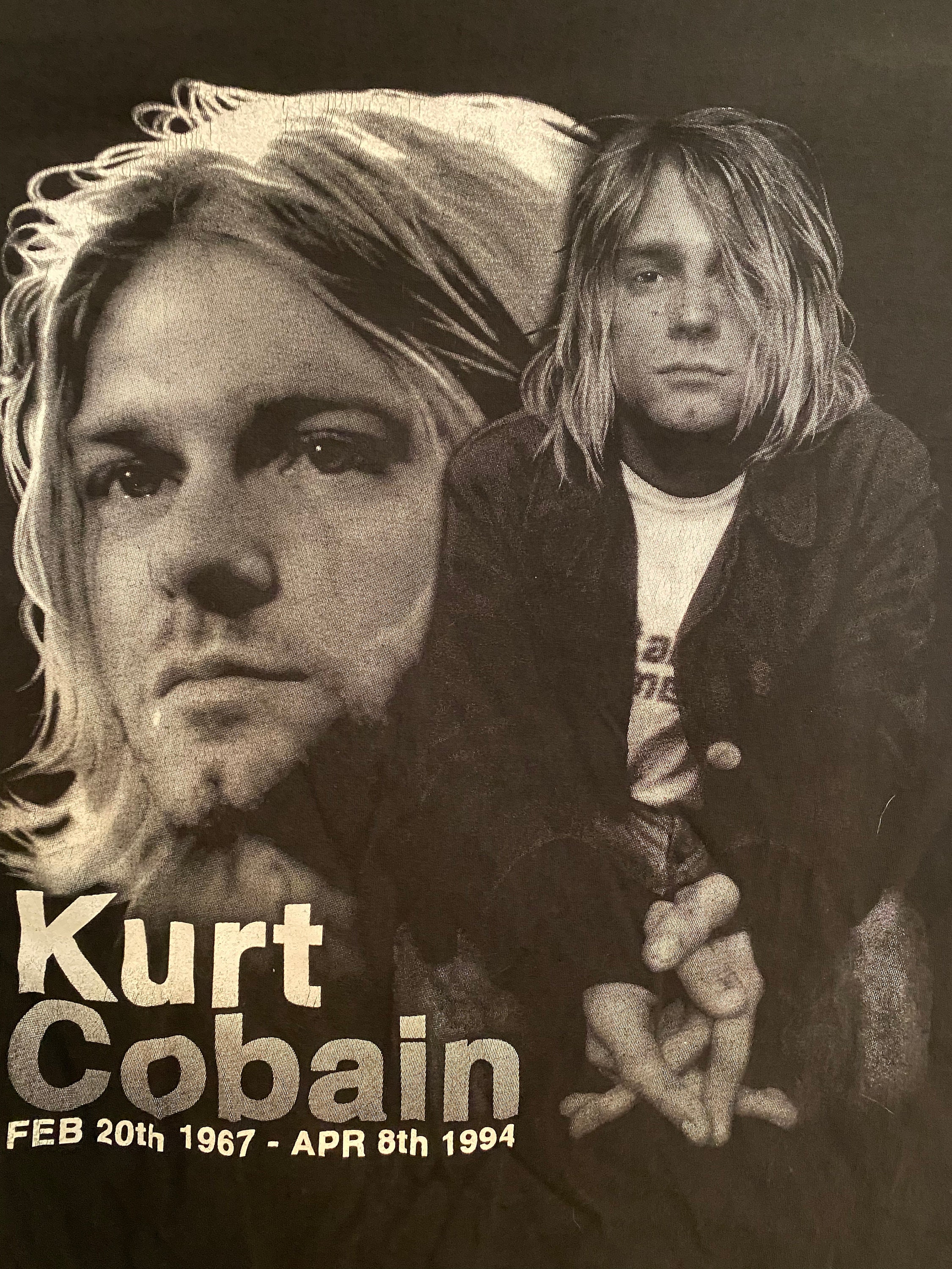 Vintage Nirvana Kurt Cobain Memorial Import T Shirt - Etsy