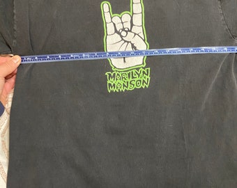 Vintage Marilyn Manson 1995 Winterland We Hate Love T Shirt Vintage Marilyn Manson 1995 Winterland We Hate Love T Shirt