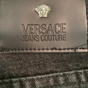 Vintage Versace Jeans Couture blue jeans mid 1990s image 7