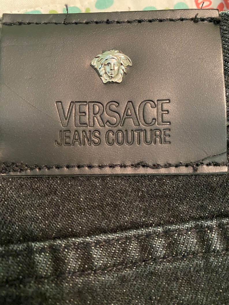 Vintage Versace Jeans Couture blue jeans mid 1990s image 7