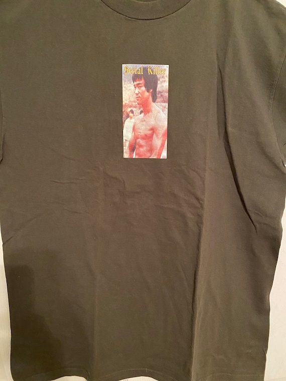 Vintage Serial Killer brand Bruce Lee t shirt mid 