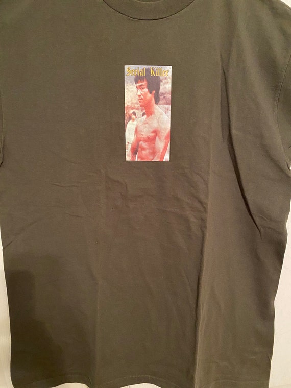 Vintage Serial Killer brand Bruce Lee t shirt mid 