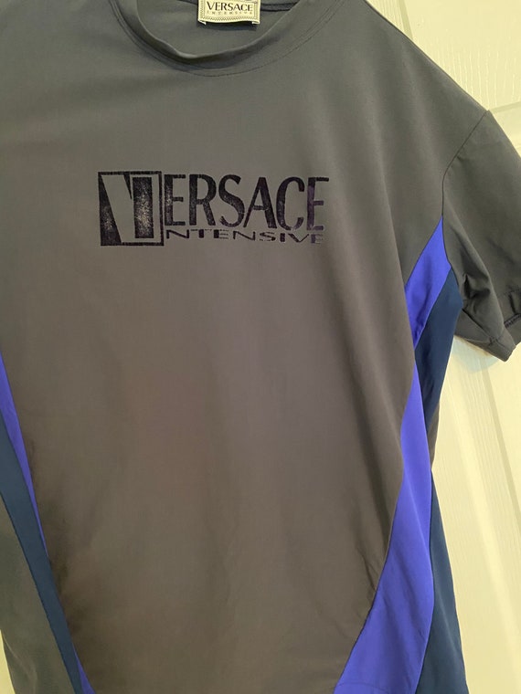 Vintage Versace Intensive Late 1990s Poolside Shirt Etsy