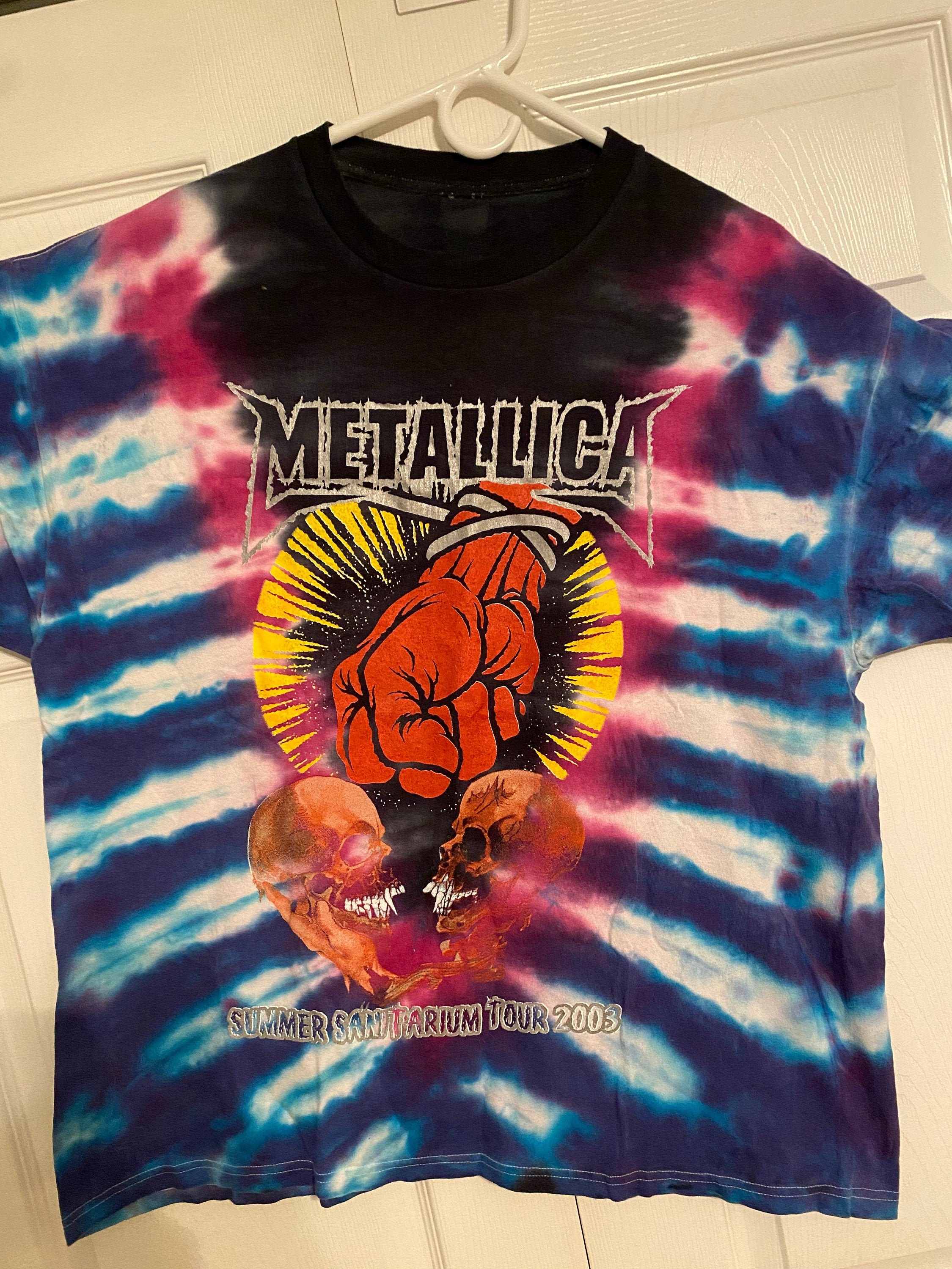 Vintage Metallica 2003 St Anger tye dye bootleg featuring - Etsy 日本