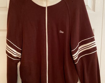 Vintage Christian Dior Monsieur zip up track jacket