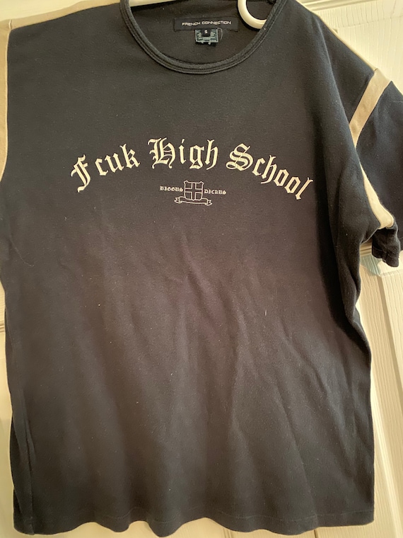 Vintage FCUK High School Biggus Dickus shirt 2000