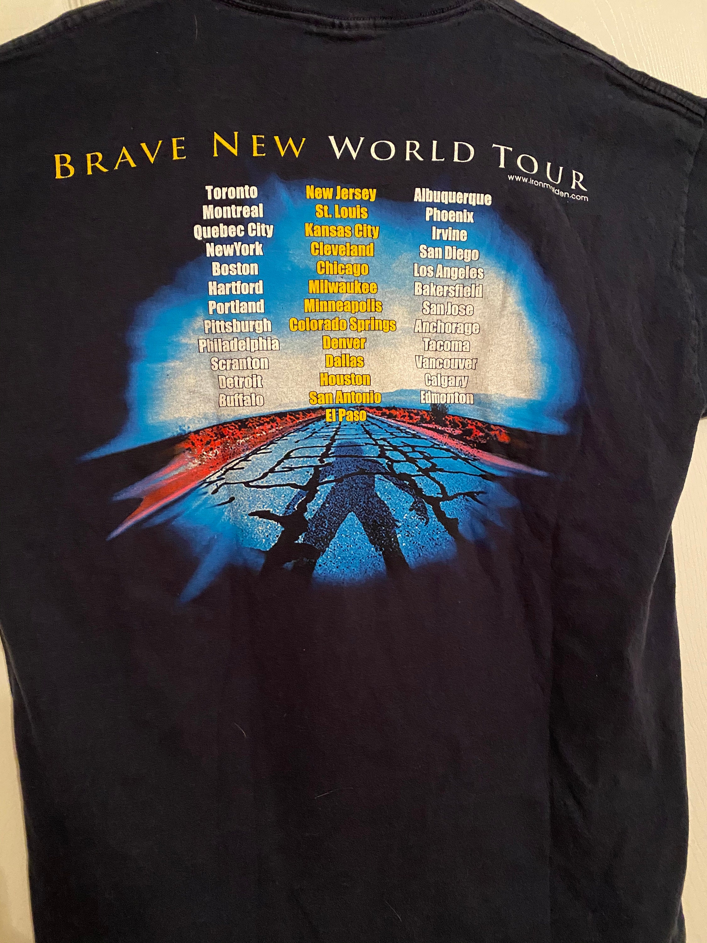 Vintage Iron Maiden Brave New World 