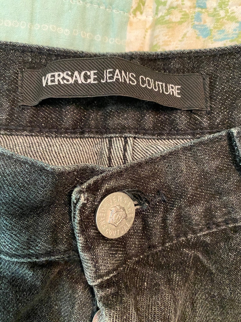 Vintage Versace Jeans Couture blue jeans mid 1990s image 10