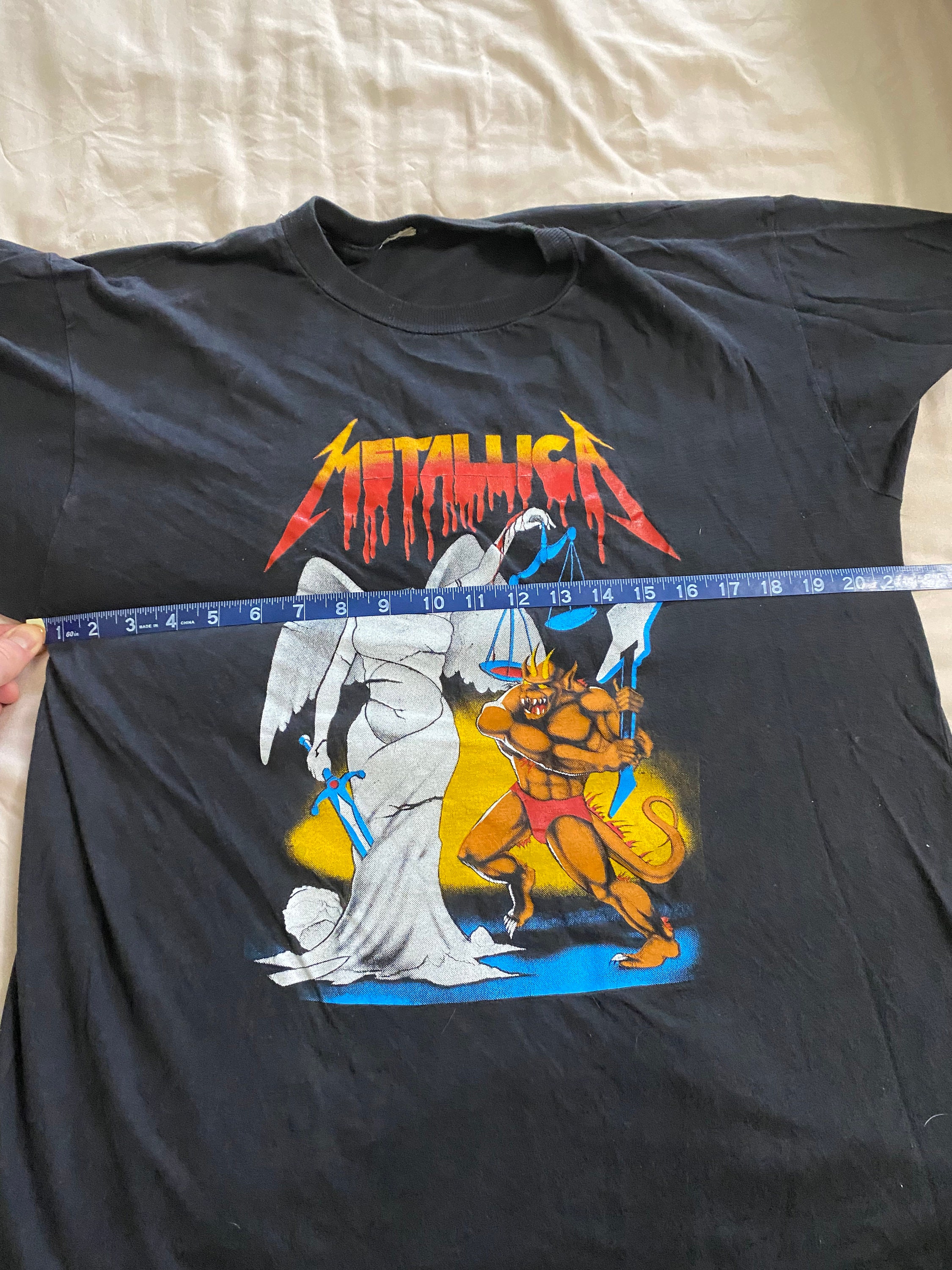 Vintage Metallica 1980s Imported Andjustice for All T Shirt - Etsy
