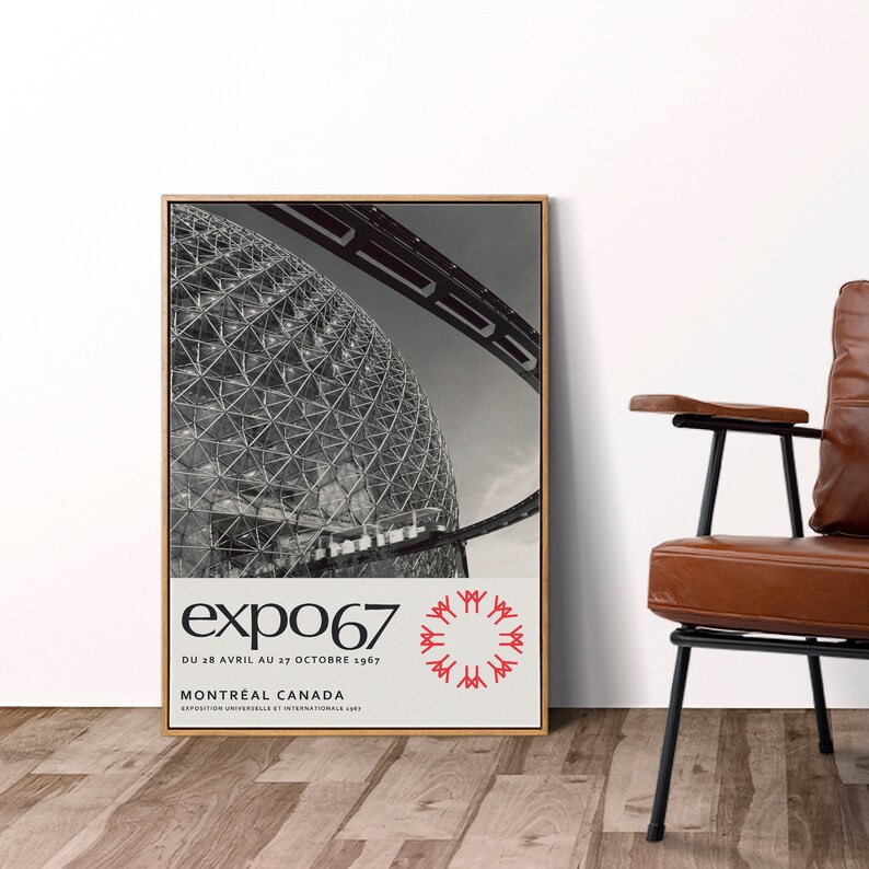 Expo 67 Wall Art, 1967 Montreal International Exhibition Art Print, Original and Unique Poster that you won't find anywhere else image 9