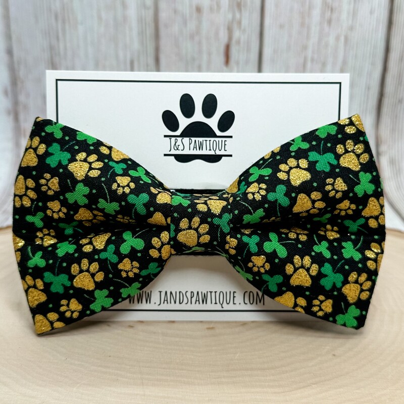 sparkly dog bow tie