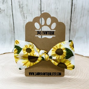 Fall Hair Bow, Sunflower Hair Bow, Flower Bow, Dog Hair Bow Clip, Dog Hair Bow, Dog Bow, Girl Dog Bow, Toddler Bow, Girl Hair Bow, Cute Bow