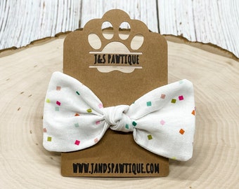 Birthday Hair Bow, Confetti Hair Bow, Dog Hair Bow Clip, Dog Hair Bow, Dog Bow, Girl Dog Bow, Birthday Bow, Girl Hair Bow, Cute Hair Bow
