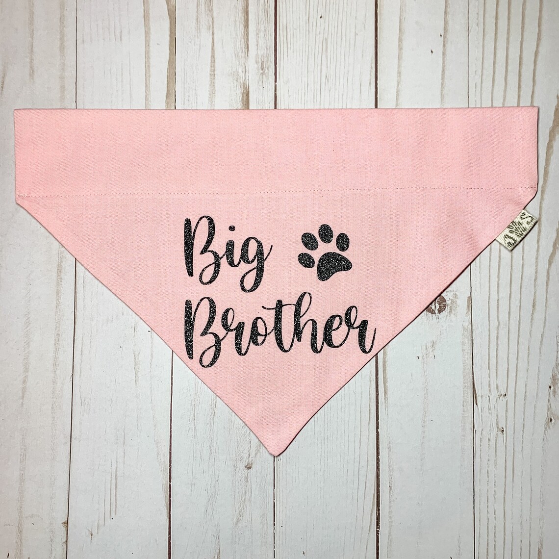 Big Brother Big Sister Dog Bandanas Custom Dog Bandanas Etsy