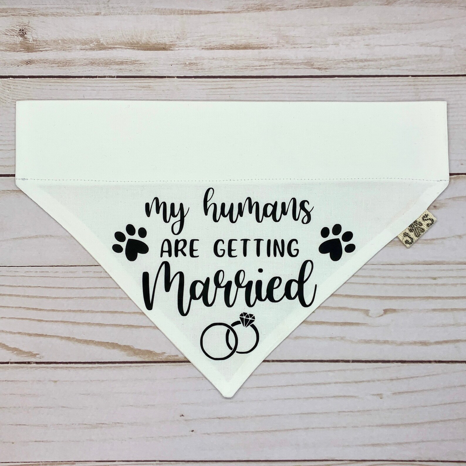 My Humans Are Getting Married Dog Bandanas Dog Wedding Etsy