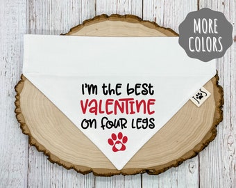 Best Valentine Dog Bandana, Valentine’s Day Dog Bandana, Personalized Dog Bandana, Over the Collar Dog Bandana, Cute Dog Bandana,Fun Bandana