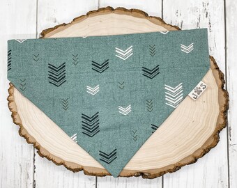 Boho Dog Bandana, Summer Dog Bandana, Chevron Dog Bandana, Personalized Dog Bandana, Over the Collar Dog Bandanas, Cute Dog Bandanas