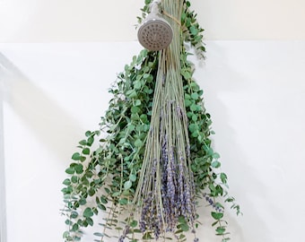 Lavender With Fresh Eucalyptus Live | Dried Fragrant Lavender For Shower Or Home