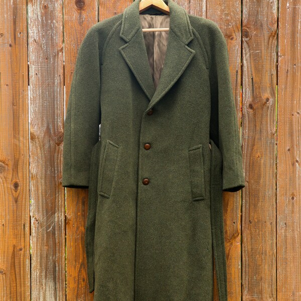 Army Green Coat Etsy