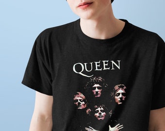 Long Sleeve Hoodie Tank Top Sweater Premium T-shirt Queen Rock Band Bohemian-Rhapsody-Freddie-Mercury Retro Vintage Unisex T-shirt