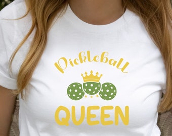 Pickleball Queen, Shirt for Pickleball Lover, Pickleball Shirts for Women, Pickleball Gifts for Women, Pickleball Tshirt, Pickleball Funny