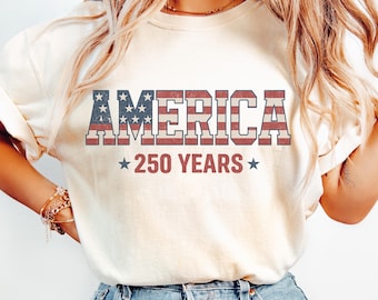 America 250th Anniversary Shirt, Vintage Patriotic Tee, USA 1776 2026, Fourth of July Shirt, Semiquincentennial Gift, Unisex