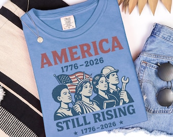 America 250th Anniversary Shirt, Vintage Patriotic Tee, USA 1776 2026, Fourth of July Shirt, Semiquincentennial Gift, Unisex