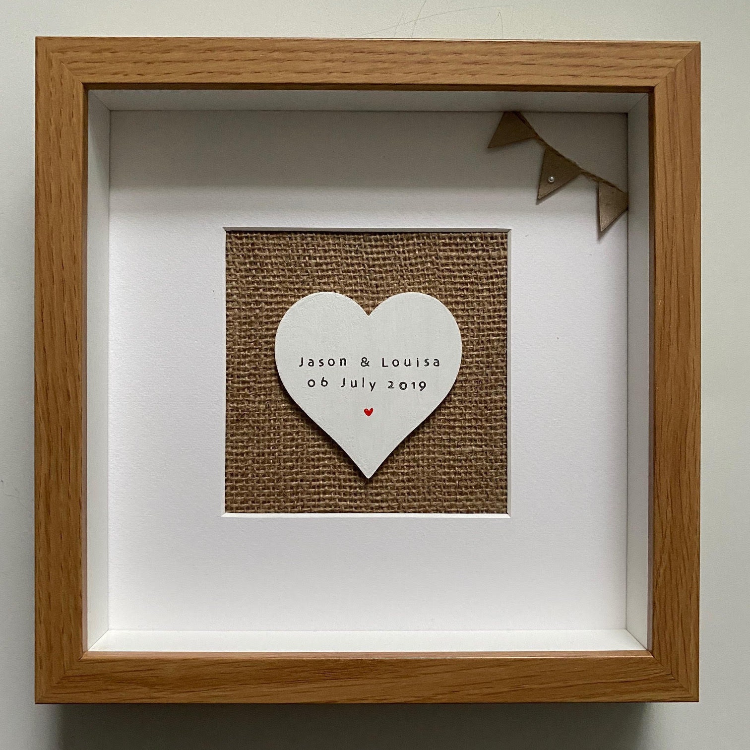 Personalised Couple Box Frames Home Decor Couples Gift Personalised