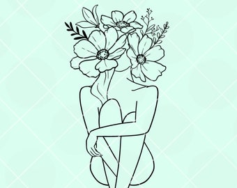 Free Free 253 Flower Woman Svg SVG PNG EPS DXF File