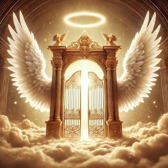 【中古】「非常に良い」Entrance Gate Supplement ANGEL WING Angel Wings Golden Gates JPEG - Etsy