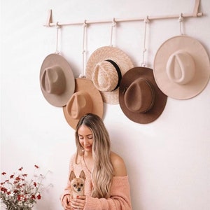 Rope Kit (No Dowel) - Boho Chic Hat Hanger