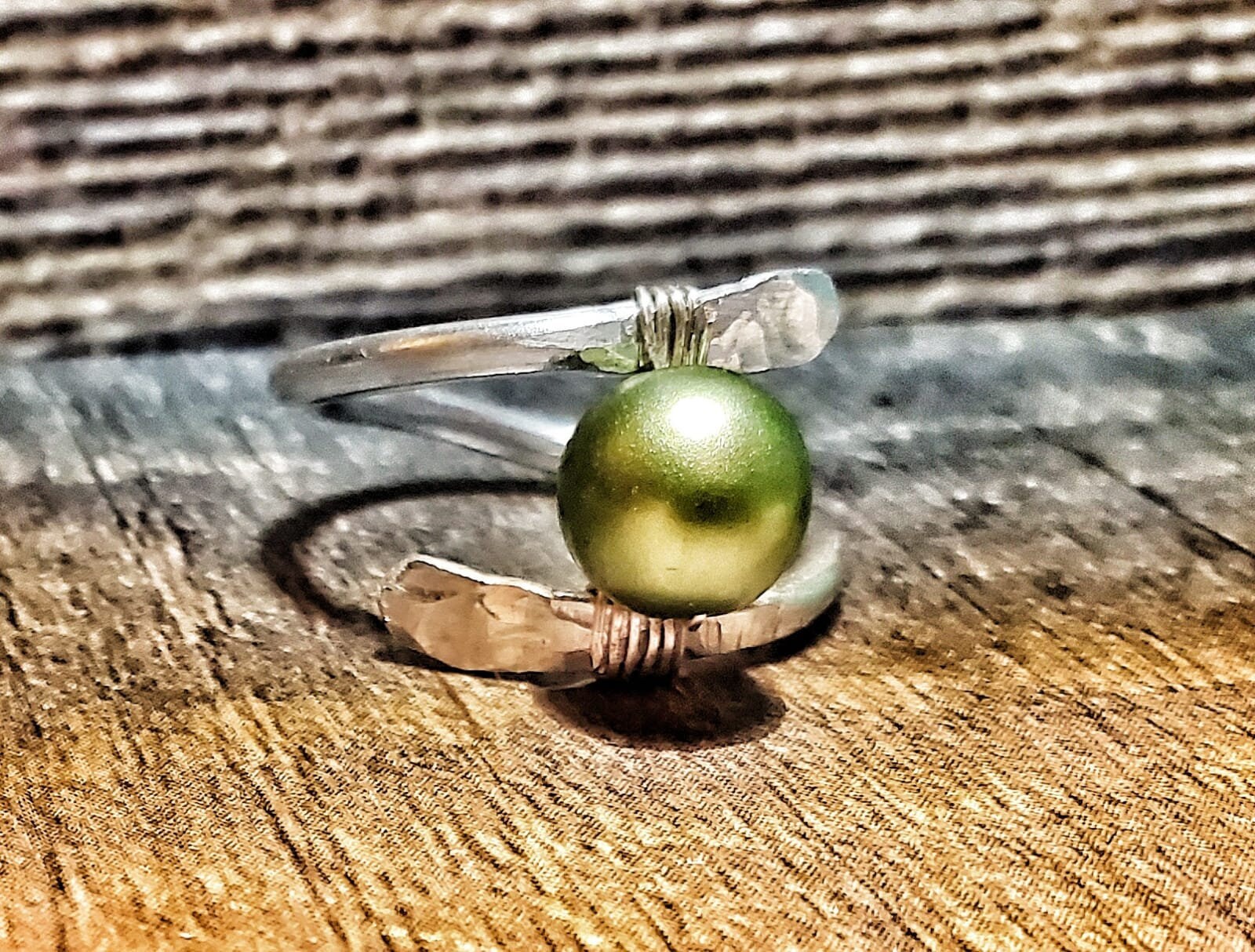 Emerald Pearl Persian Diamond Ring – Tippy Taste Jewelry