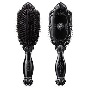 Anna Sui Limited Edition Beauty Essentials Aqua Tray Hairbrush Mirror Eyelash Curler Toolkit Set Valentines Gift Butterfly Rose Motifs image 4