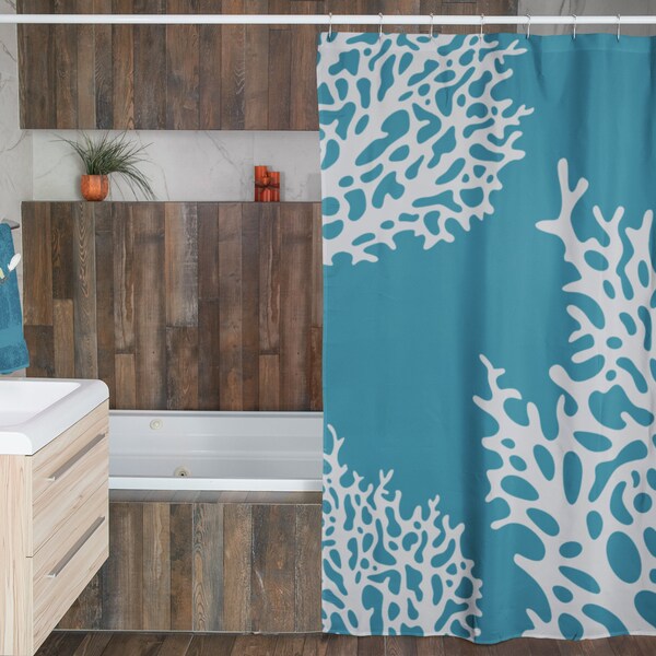 Turquoise Shower Curtains Etsy