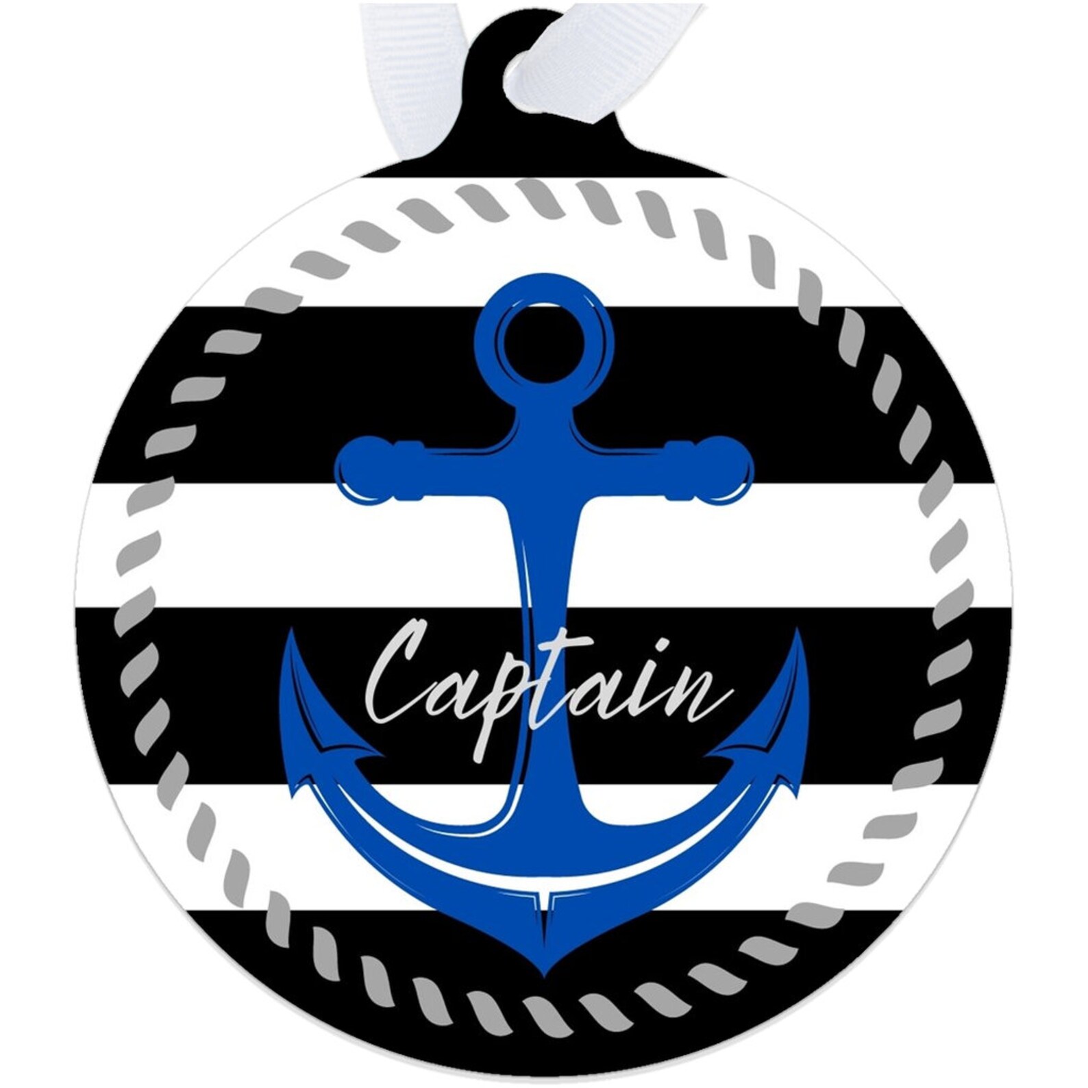 Nautical Personalized Ornament Gift for Captain Gift for Etsy