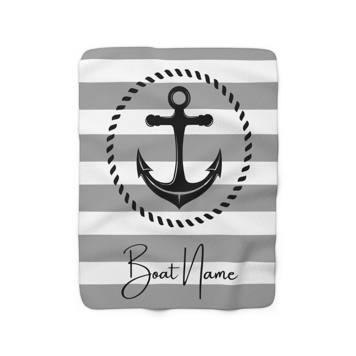 Nautical Blanket Personalized Blanket Boat Gift Custom Etsy