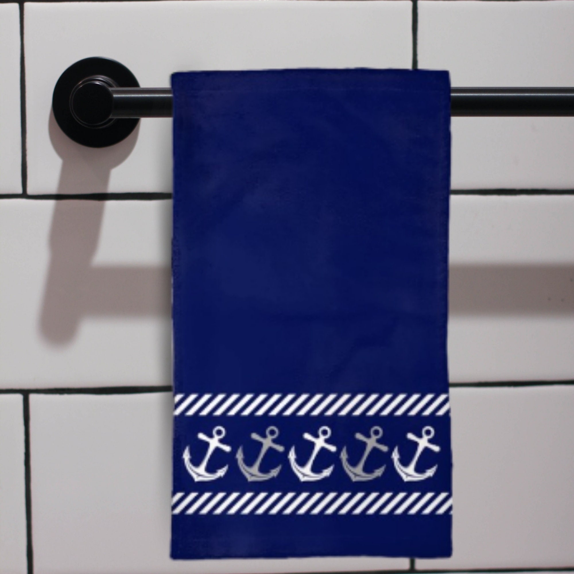 Nautical Decorative Hand Towel Coastal Decor Bathroom Hand Towel