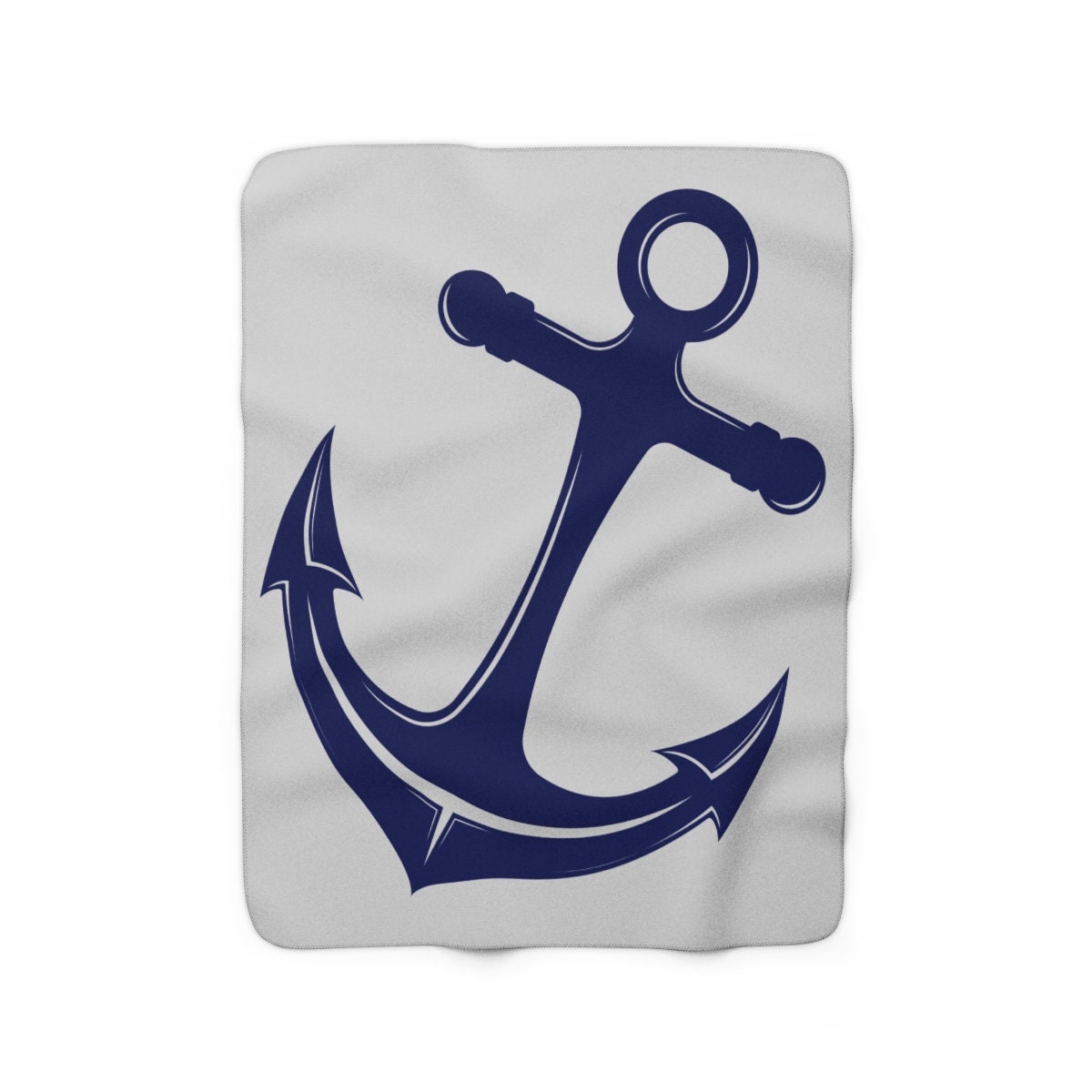 Nautical Fleece Blanket Custom Throw Blanket Personalized Etsy