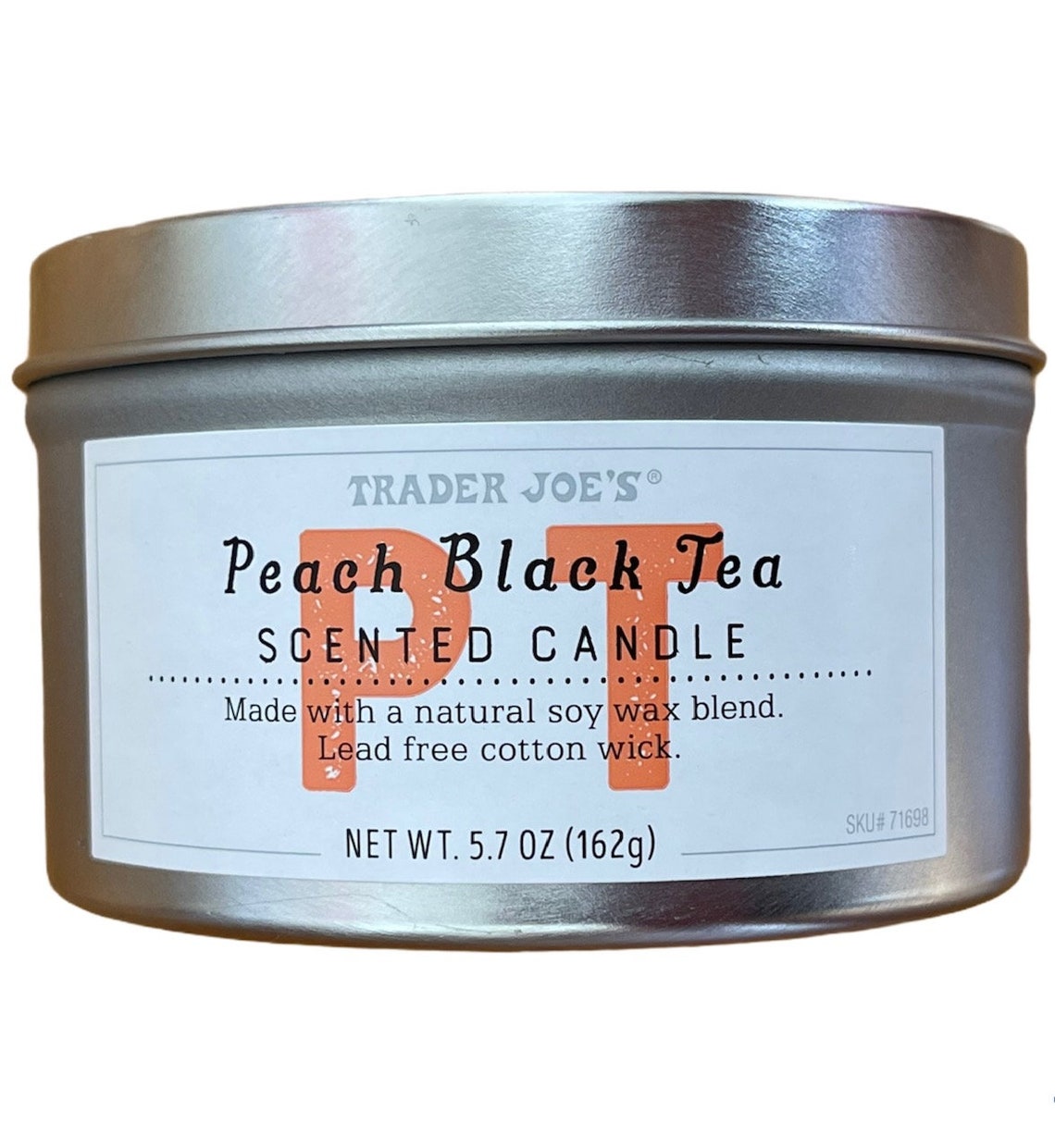 Trader Joe�s Peach Black Tea Scented Candle 5.7oz Etsy Trader Joe�s Peach Black Tea Scented Candle 5.7oz Etsy