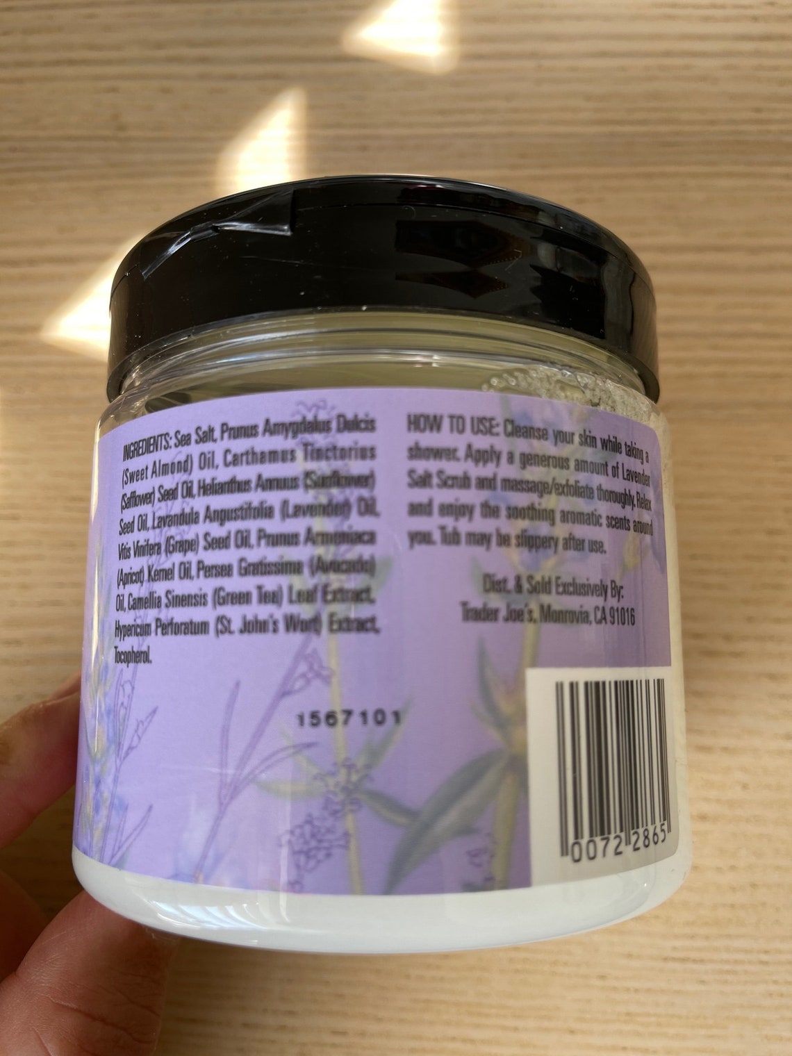 Trader Joe�s Lavender Salt Scrub Etsy Trader Joe�s Lavender Salt Scrub Etsy