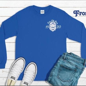 Zeta Phi Beta Shield | 1920 Zeta Phi Beta | Zeta Finer Women  Shirt | ZETA Shirt | Zeta Phi Beta Sorority Shirt | Long Sleeve Shirt