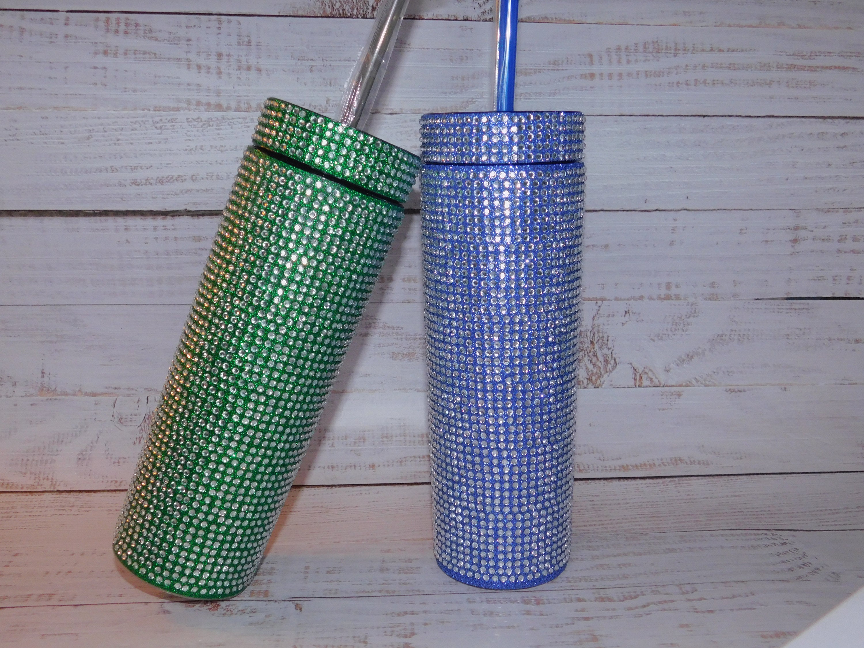 Bling Tumbler-Rhinestone Tumbler-Personal Tumbler-Personalized | Etsy