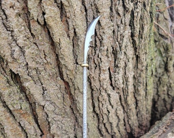 Hand Forged Glaive Wax Carver: Blacksmith Miniature Tool