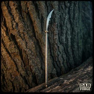 Hand Forged Glaive Wax Carver: Blacksmith Miniature Tool