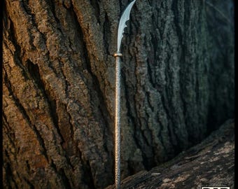 Hand Forged Glaive Wax Carver: Blacksmith Miniature Tool