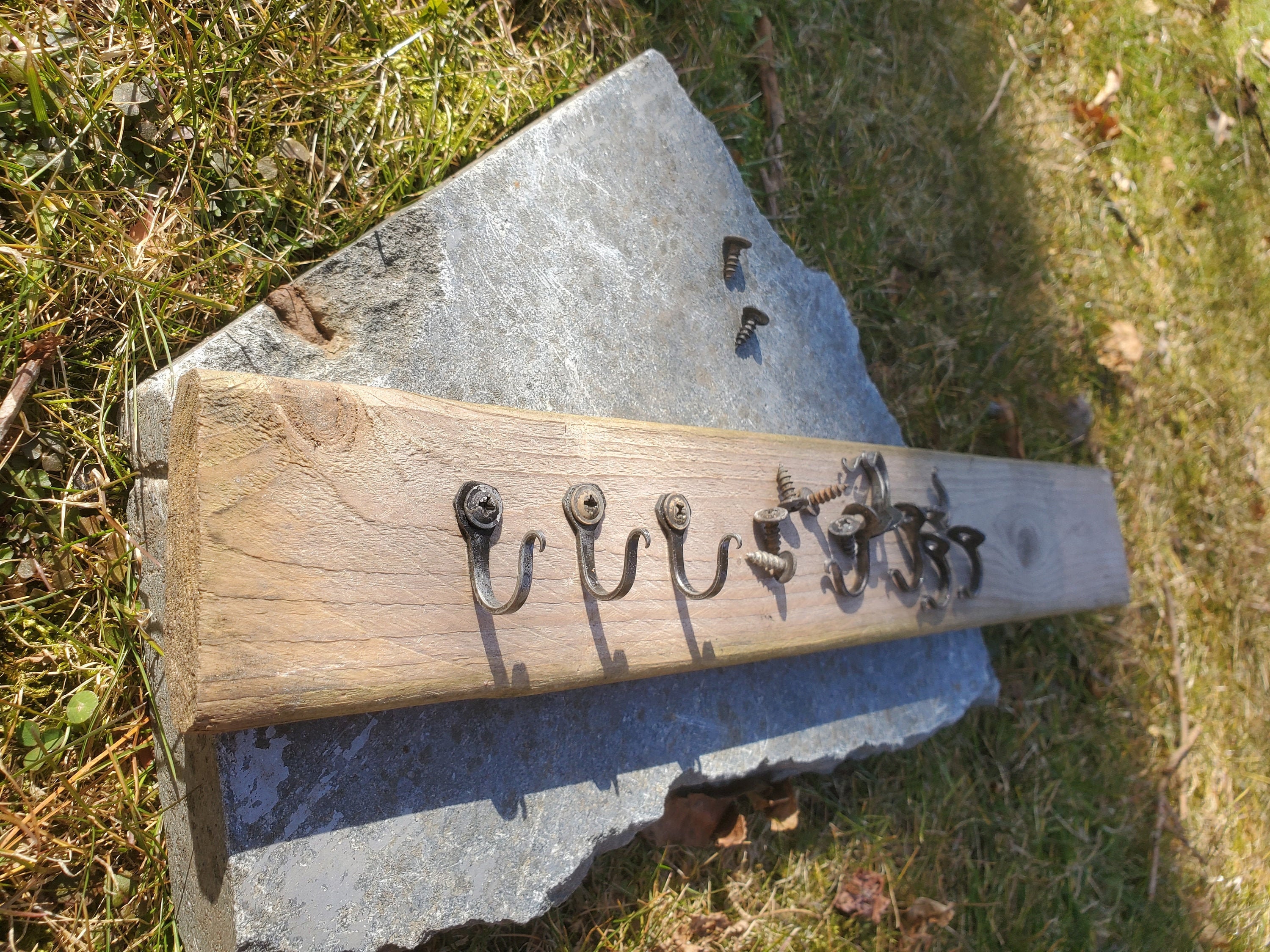 Horseshoe Nail Hooks small rustic hooks jewelry hook Etsy